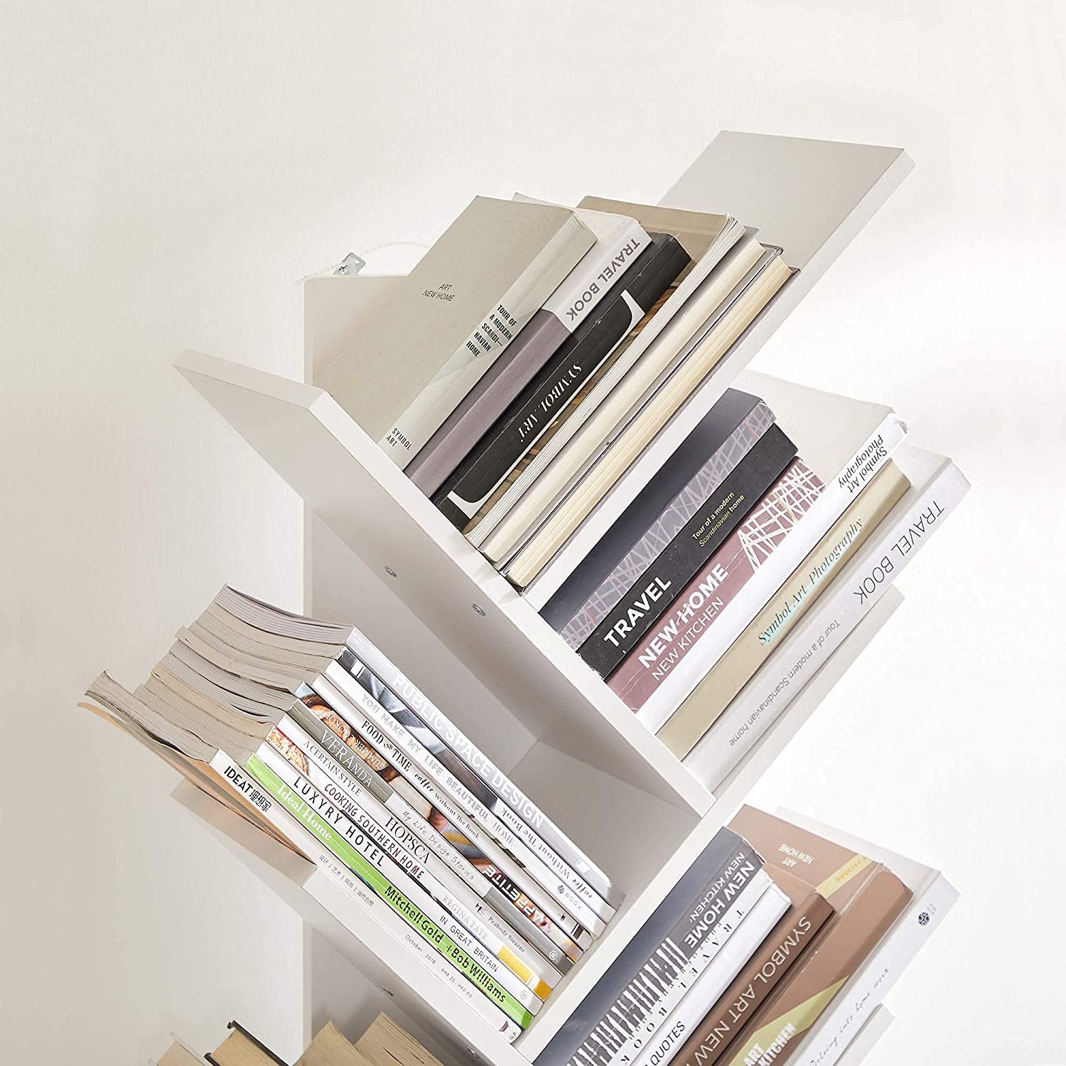 Tree Branch Bookshelf 8 Tier For Small Spaces Home Office